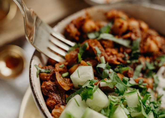 A vegan dish in a bowl